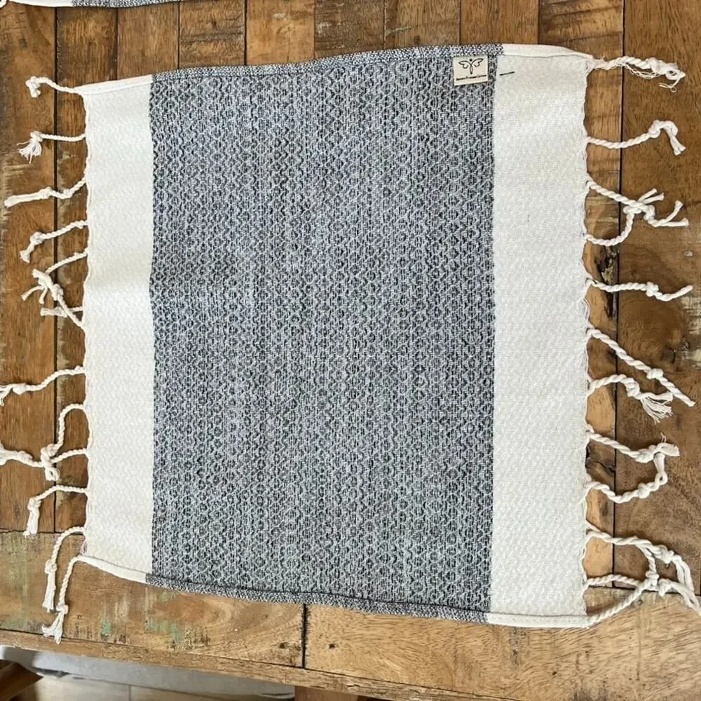 Smyrna Turkish Cotton Tassel Kitchen Dish Towels 13 x 13 6 Pack